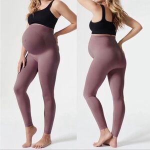 BLANQI EVERYDAY Maternity Belly Support Leggings in Soft Fawn